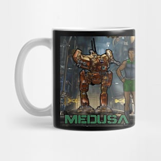 Medusa and his LCT-1V Locust scout mech Mug